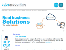 Tablet Screenshot of cubeaccounting.com